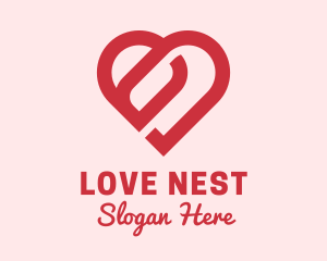 Romantic - Romantic Heart Lover logo design