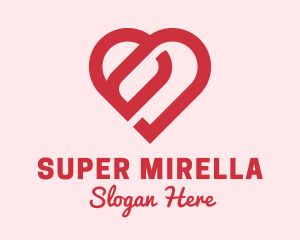 Wedding - Romantic Heart Lover logo design