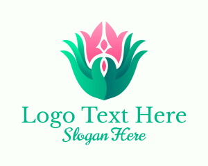 Gradient Lotus Organization Logo