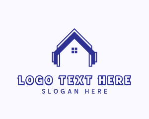 Roofing - Roof Builder Construction logo design