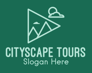 Sightseeing - Mountain Media Play logo design