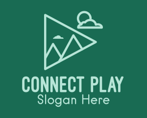 Mountain Media Play  logo design