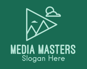 Media - Mountain Media Play logo design