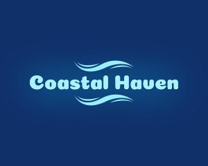 Blue Ocean Wave  logo design