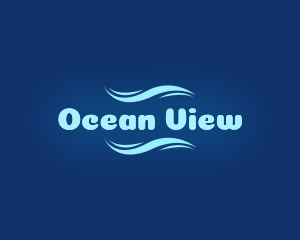 Blue Ocean Wave  logo design