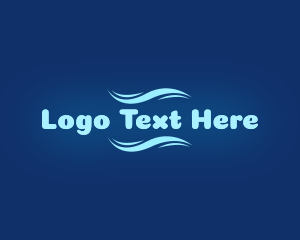 Cute - Blue Ocean Wave logo design