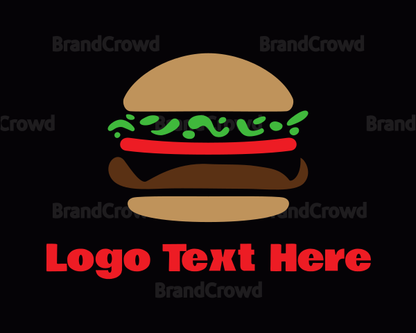 Fast Food Hamburger Logo