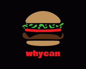 Cook - Fast Food Hamburger logo design