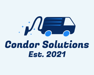 Vacuum Van Cleaner logo design