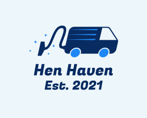 Vacuum Van Cleaner logo design