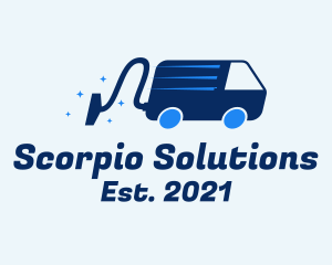 Vacuum Van Cleaner logo design