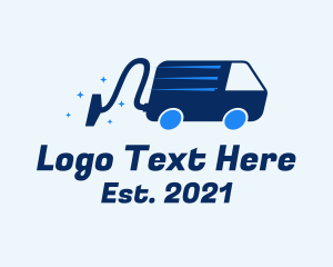 Disinfect - Vacuum Van Cleaner logo design