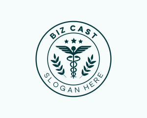 Medical Caduceus Staff Hospital Logo