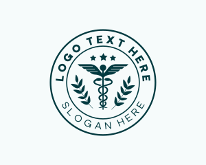 Medical Caduceus Staff Hospital Logo