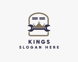 King Garage Mechanic logo design