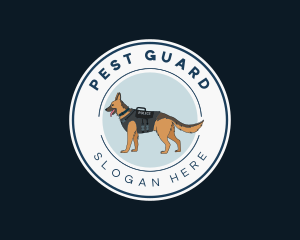 Police Security Dog logo design