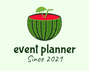 Fruit - Sliced Watermelon Drink logo design