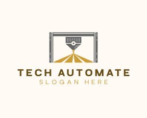 Automation - Mechanical Laser Metalworks logo design