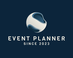 Planet - 3D Cyber Sphere Technology logo design