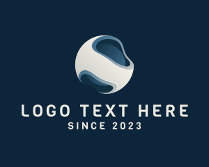 Web Design - 3D Cyber Sphere Technology logo design