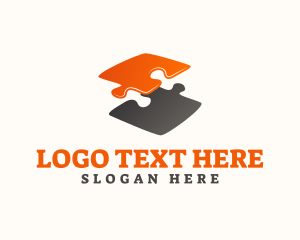Solving - Jigsaw Puzzle Letter S logo design