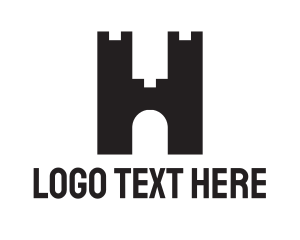 Fort - Fort Letter H logo design