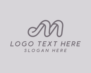 Brand Boutique Letter M Logo