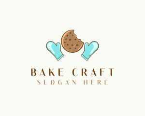 Oven Mitts Cookie  logo design