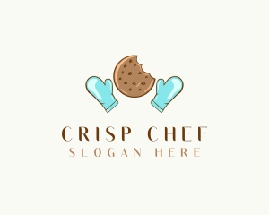 Oven Mitts Cookie  logo design