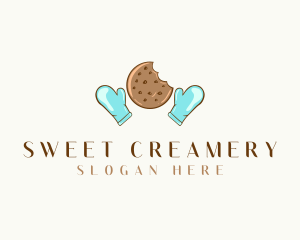 Oven Mitts Cookie  logo design