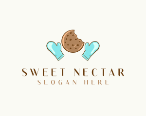 Oven Mitts Cookie  logo design