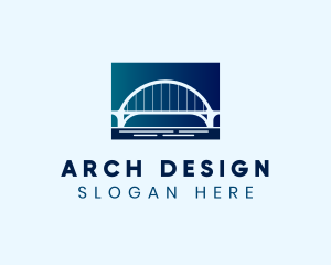 Arch - Bridge Arch Structure logo design