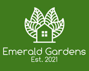 Natural House Garden logo design