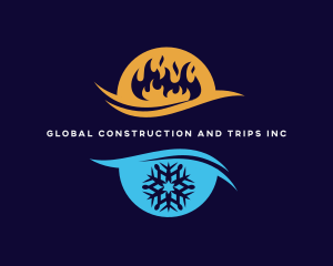 Technician - Ice Fire Cooling System logo design