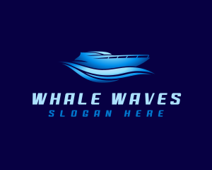 Boat Yacht Wave logo design