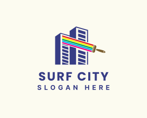 City Building Painting logo design