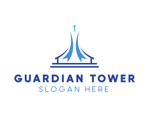 Architectural Tower Home logo design