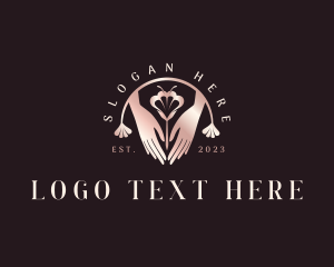 Florist - Hand Flower Beauty logo design