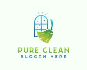 Clean Window Housekeeper logo design