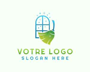 Clean Window Housekeeper logo design