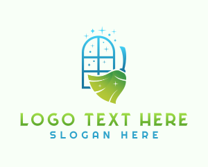 Disinfectant - Clean Window Housekeeper logo design