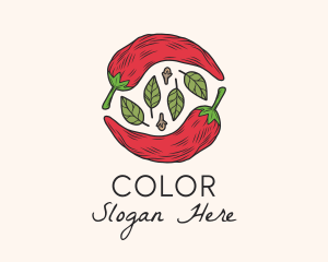 Chili Pepper Herb Logo