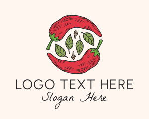 Chili Pepper Herb Logo