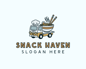 Ramen Food Truck logo design