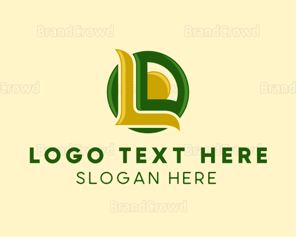 Organic Natural Letter L Logo