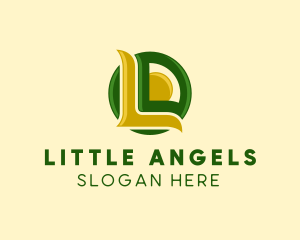 Organic Natural Letter L  logo design