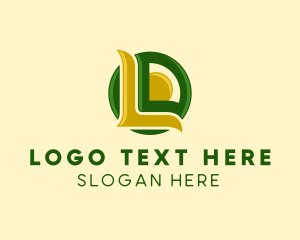 Organic Products - Organic Natural Letter L logo design