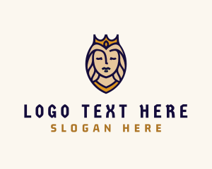 Luxe - Royal Queen Monarch logo design