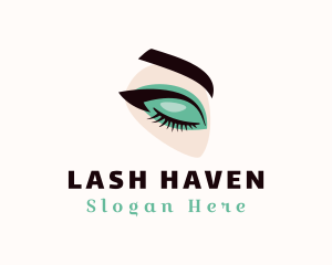 Eyeshadow Cosmetics Makeup logo design