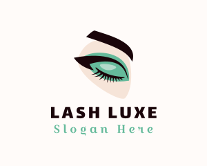 Eyeshadow Cosmetics Makeup logo design